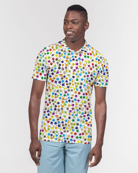 Happiness Men's Slim Fit Short Sleeve Polo | Always Get Lucky