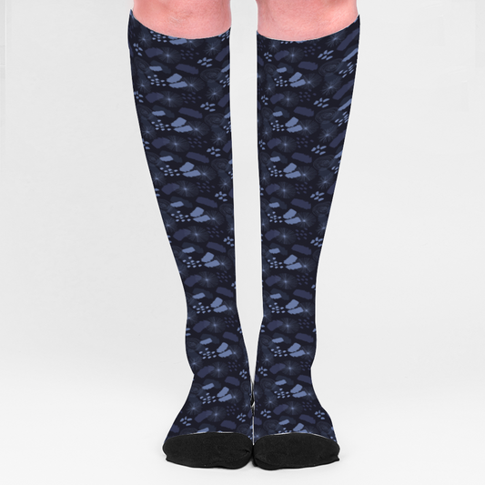 Lucky Camo Navy OTC Socks Unisex Breathable Socks | Always Get Lucky