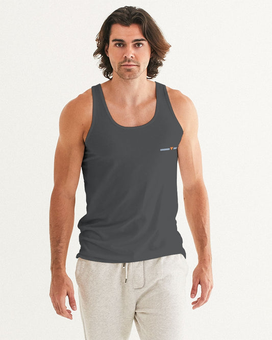 The Split Gray Men's Tank