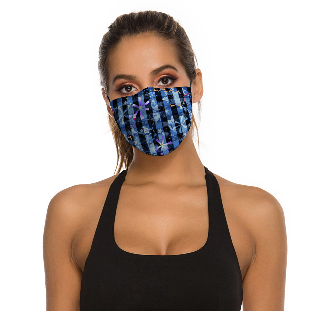 William Blues Face Mask with Filter Element for Adults