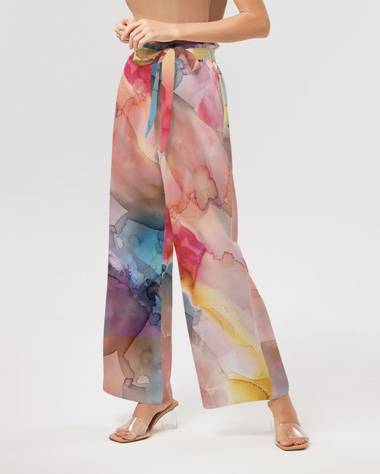 Smoke Gets in Your Eyes Women's High-Rise Wide Leg Pants | Always Get Lucky