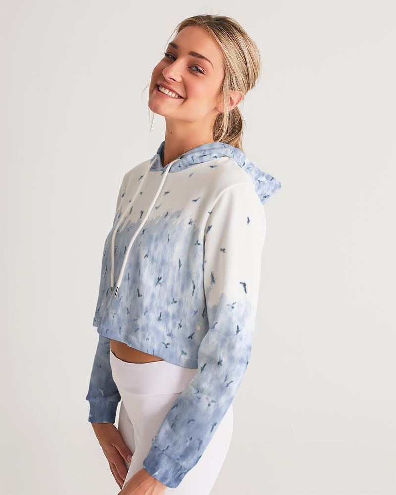 Birds Of A Feather Women's Cropped Hoodie