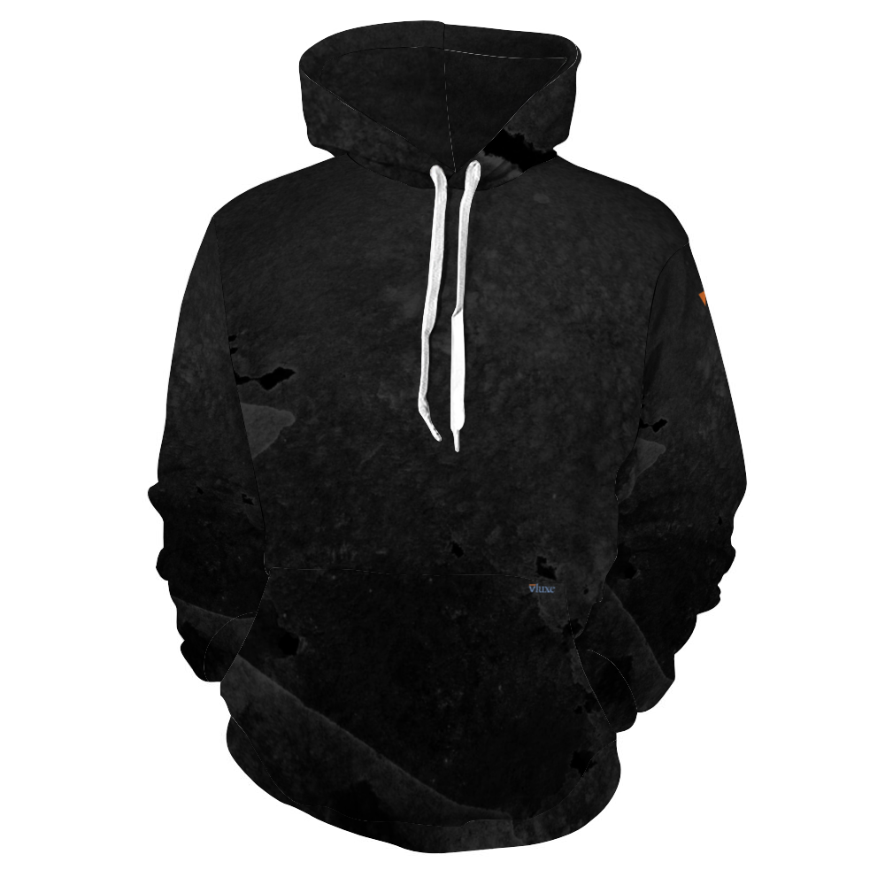 Fango Black Hoodie with Pockets from Vluxe by Lucky Nahum