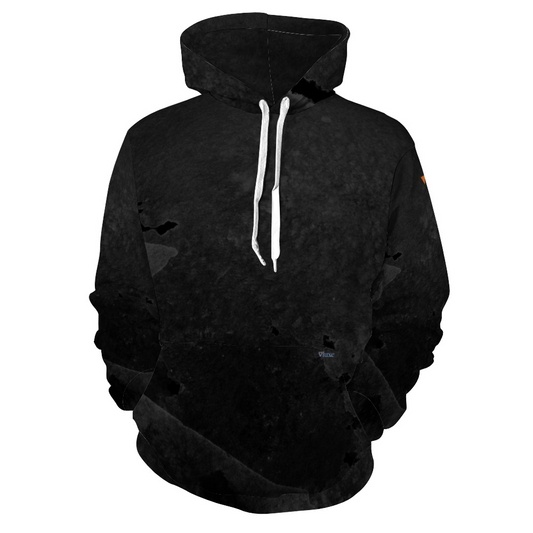Fango Black Hoodie with Pockets from Vluxe by Lucky Nahum