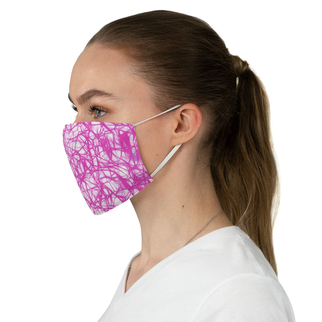 Wired Pink Double Layered Fabric Face Mask