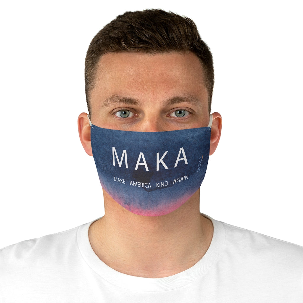Make America Kind Again Double Layer Fabric Face Mask from Vluxe by Lucky Nahum
