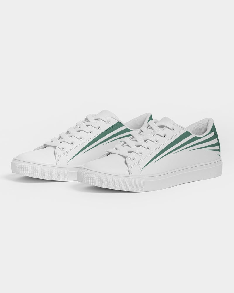 Fly High Green Men's Faux-Leather Sneaker | Always Get Lucky