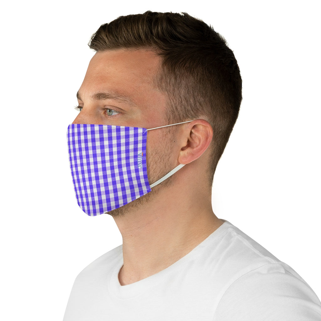Racer Purple Double Layer Fabric Face Mask