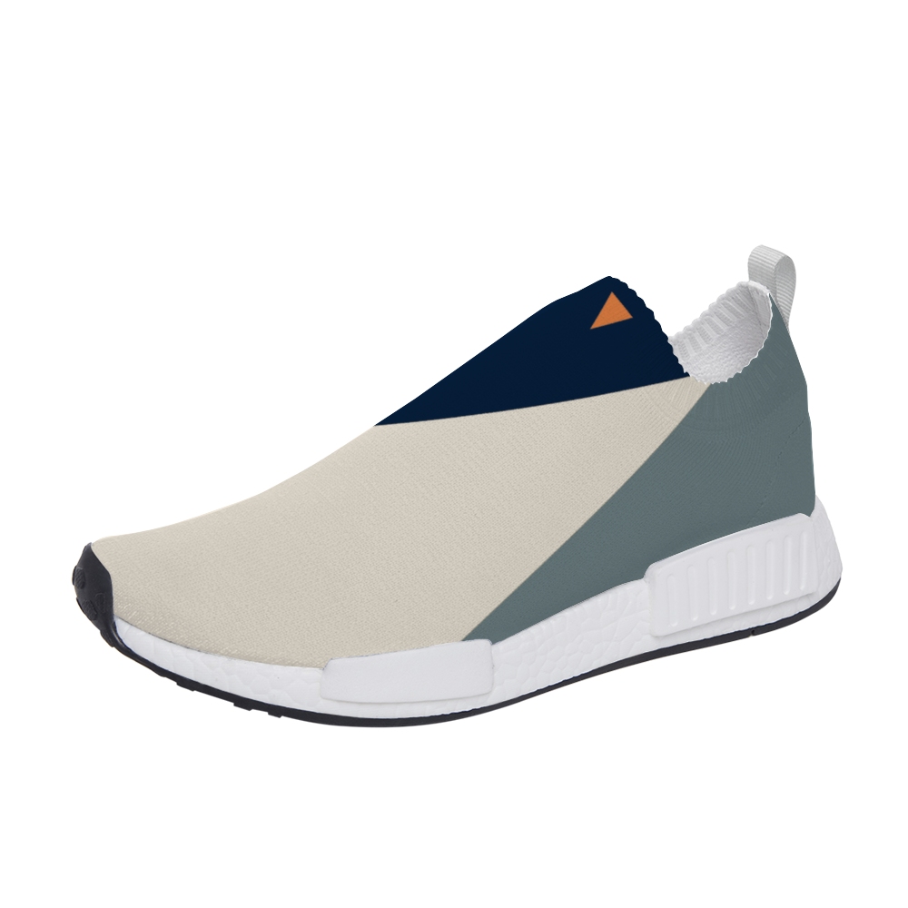 Block Blues Slip On Lightweight Sneakers from Vluxe by Lucky Nahum