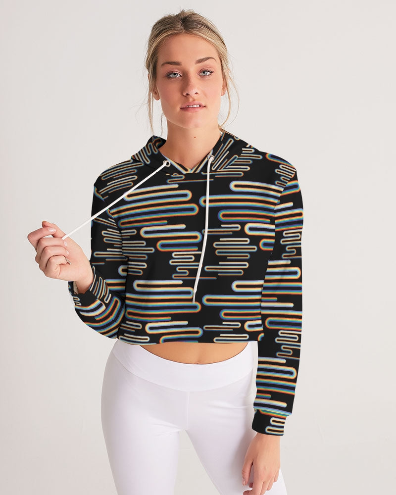 Stefano Women's Cropped Hoodie | Always Get Lucky
