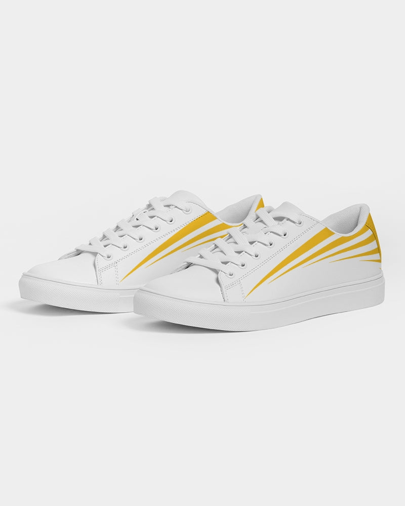 Fly High Yellow Men's Faux-Leather Sneaker | Always Get Lucky