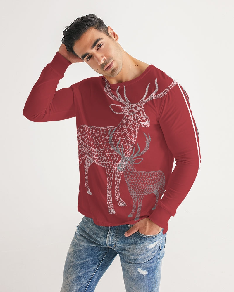 Norway Holiday Red Men's Long Sleeve Tee