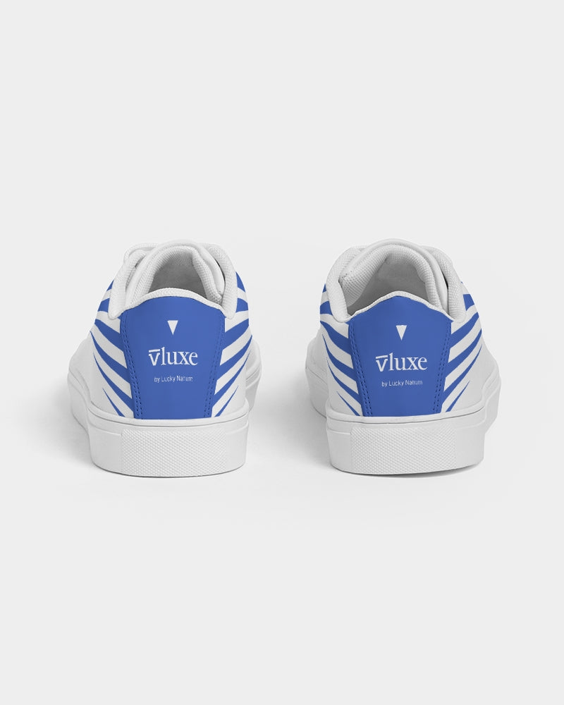 Fly High Blue Women's Faux-Leather Sneaker | Always Get Lucky