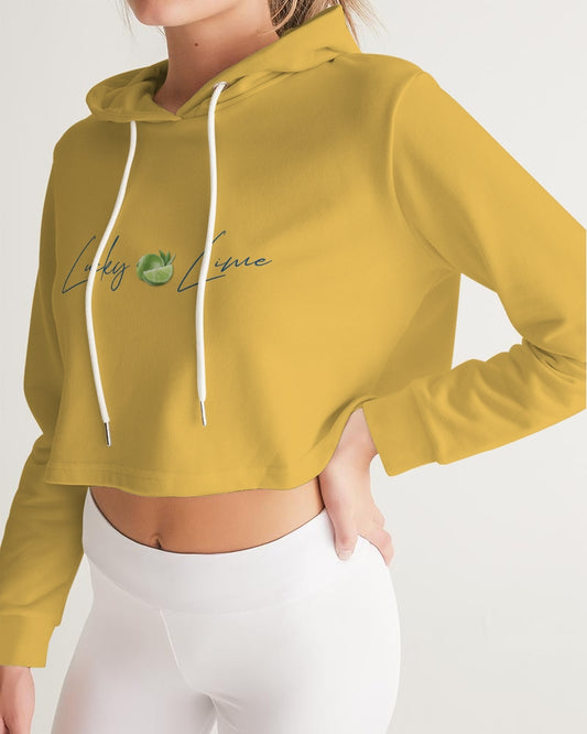 Signature Lucky Lime Honey Women's Cropped Hoodie