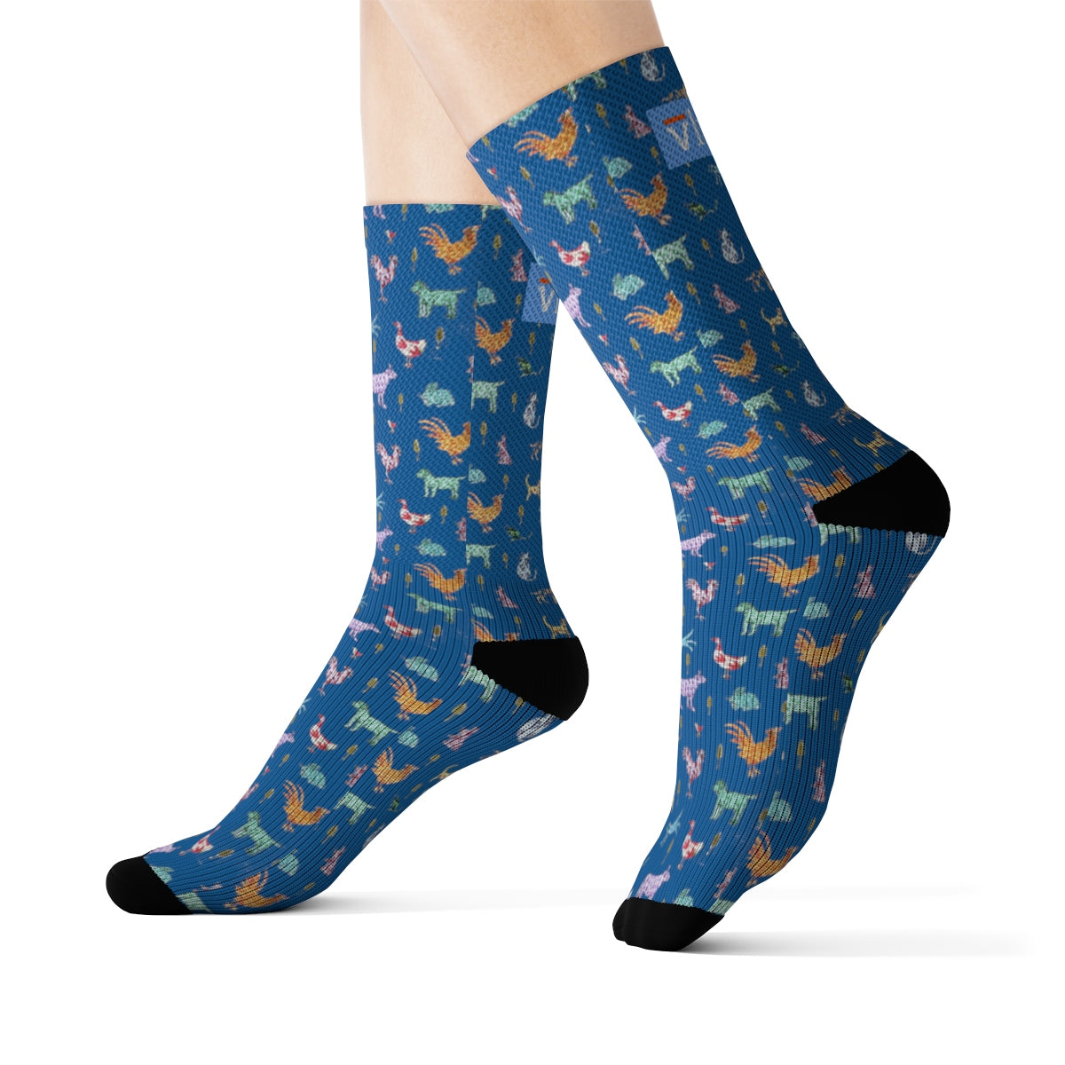 Noah's Fantasy Blue Socks