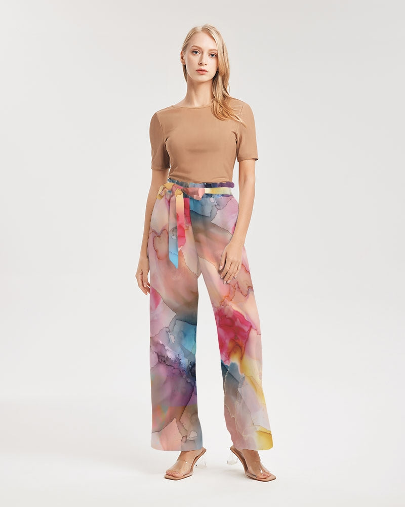 Smoke Gets in Your Eyes Women's High-Rise Wide Leg Pants | Always Get Lucky