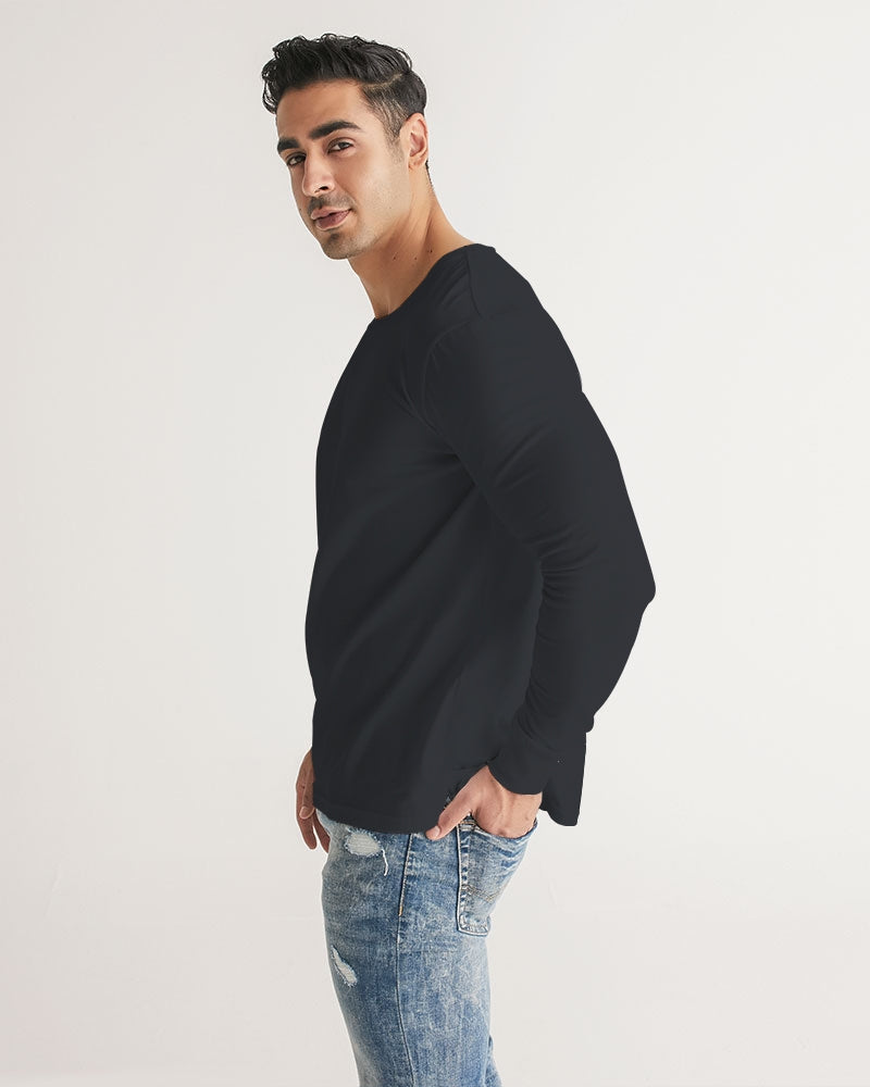 Solid State Of Mind Black Men's Long Sleeve Tee