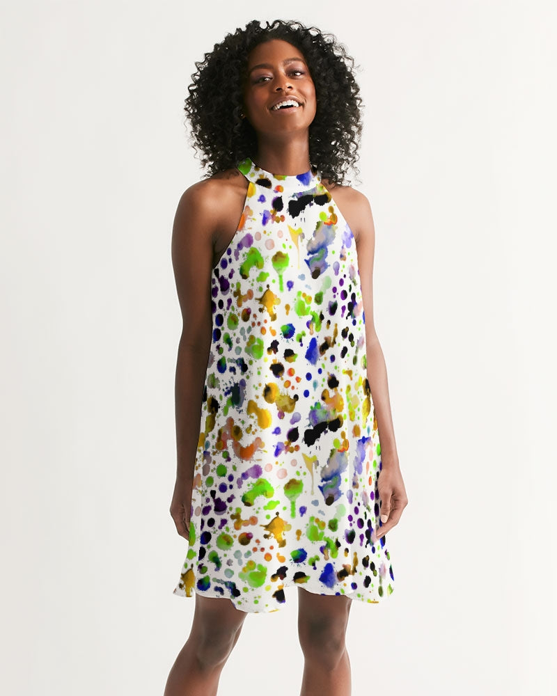 Funky Beast Women's Halter Dress | Always Get Lucky