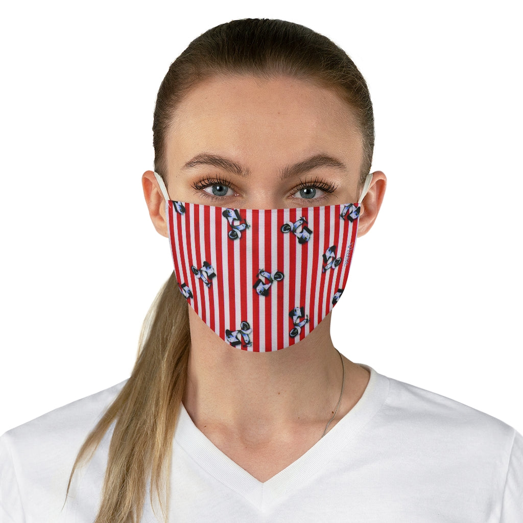 Vespa Red Double Layer Fabric Face Mask