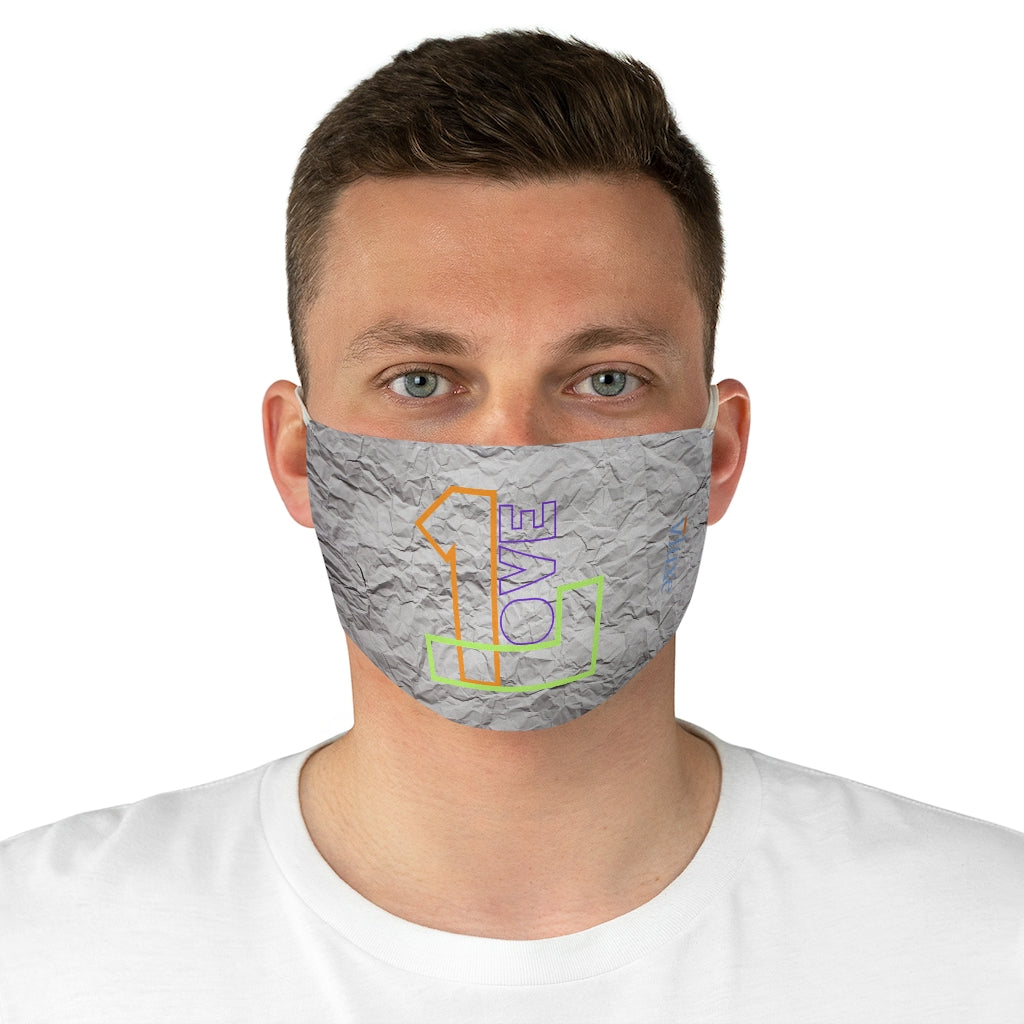 One Love Double Layer Fabric Face Mask