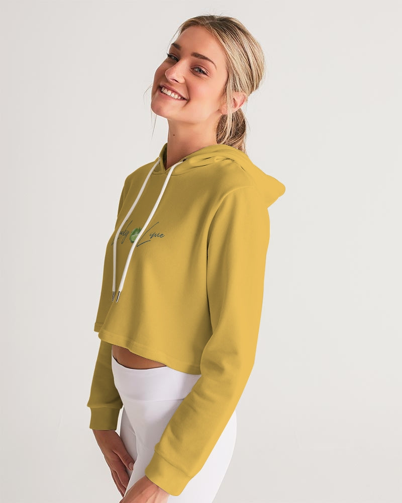 Signature Lucky Lime Honey Women's Cropped Hoodie