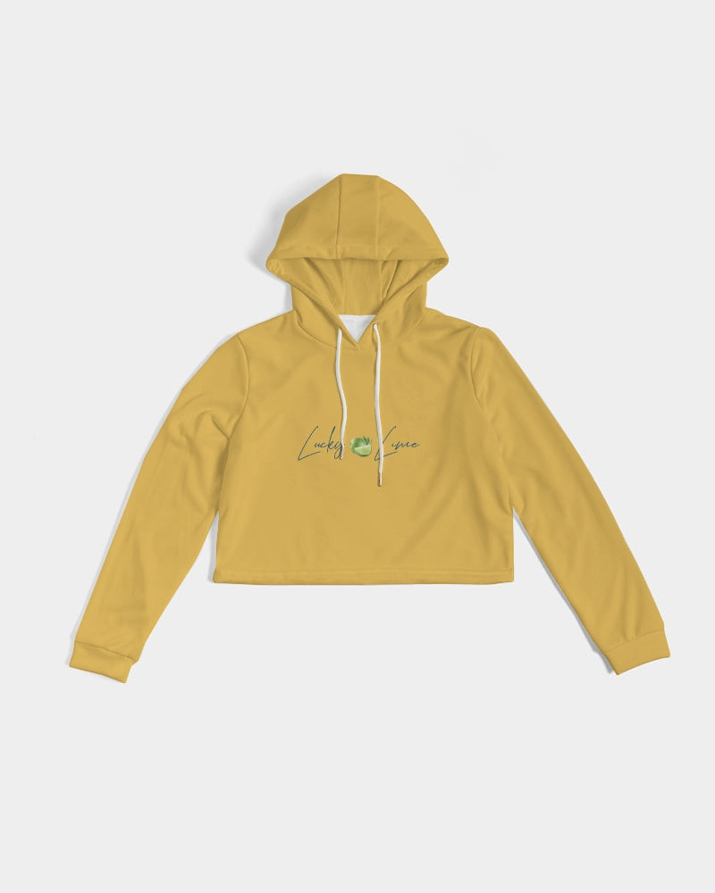 Signature Lucky Lime Honey Women's Cropped Hoodie