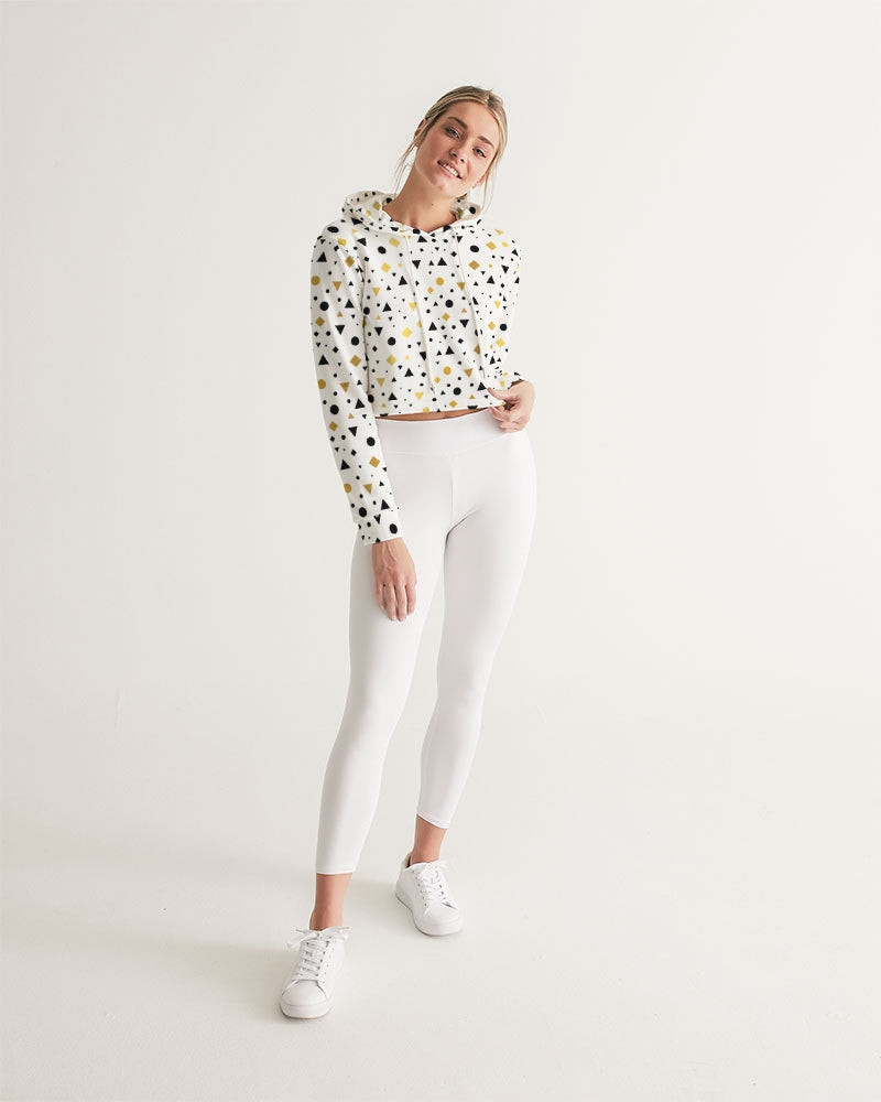 New Dots Women's Cropped Hoodie