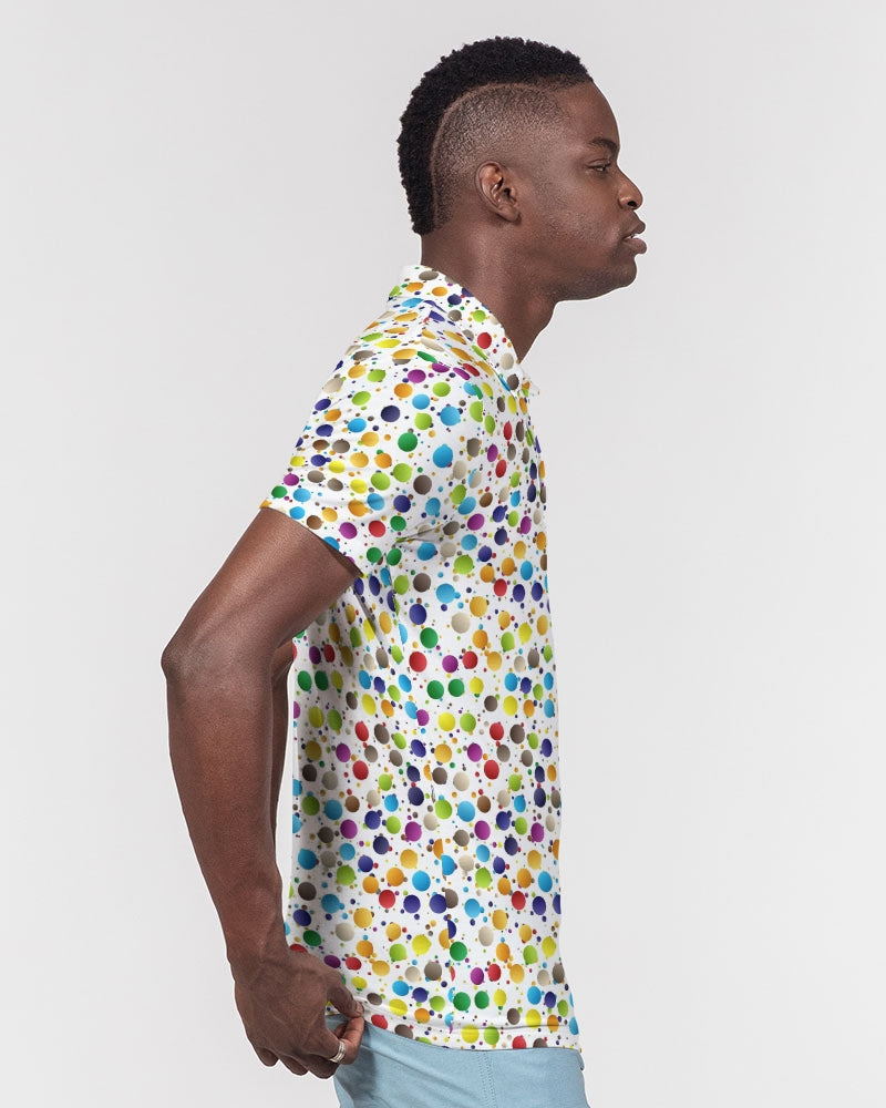 Happiness Men's Slim Fit Short Sleeve Polo | Always Get Lucky