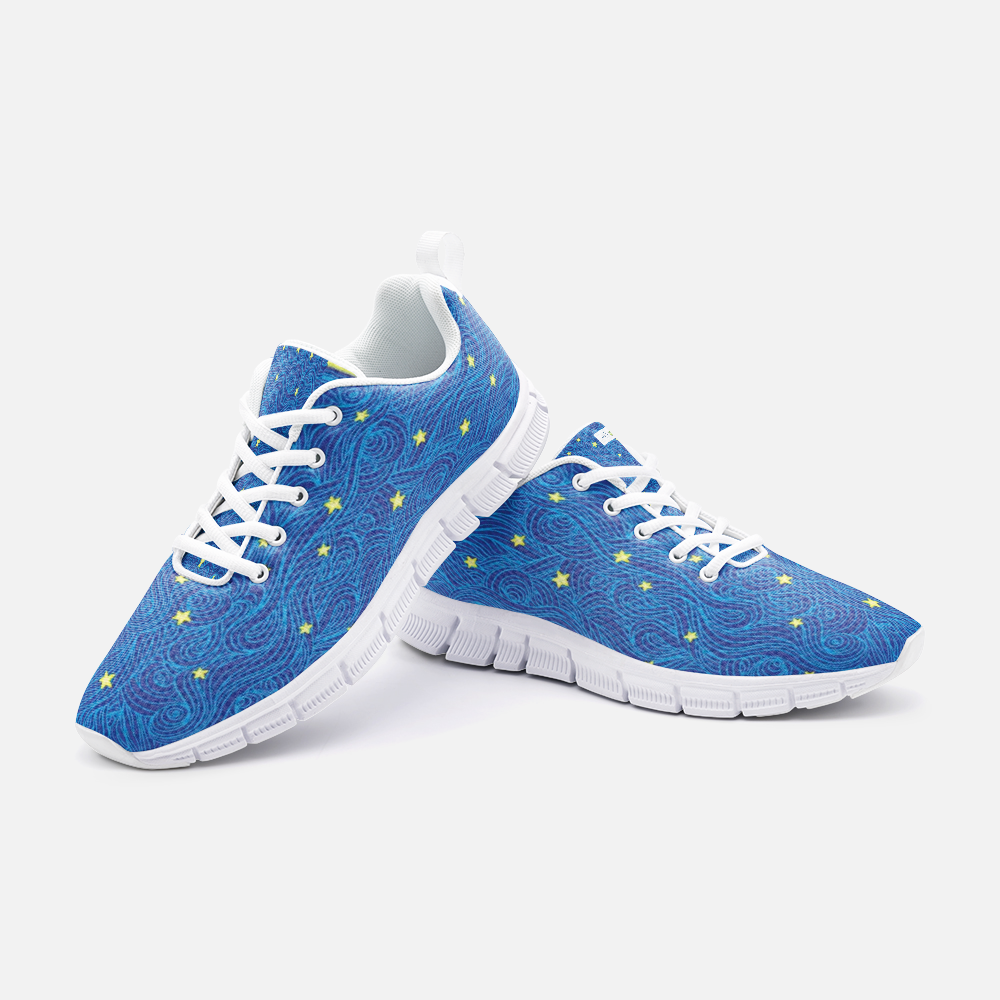 Starry Night Unisex Lightweight Athletic Sneakers