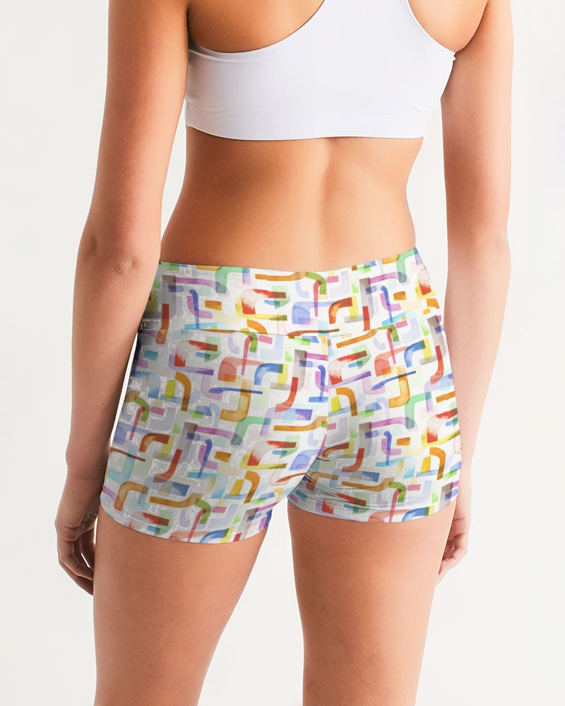 Boomerang Women's Mid-Rise Yoga Shorts | Always Get Lucky