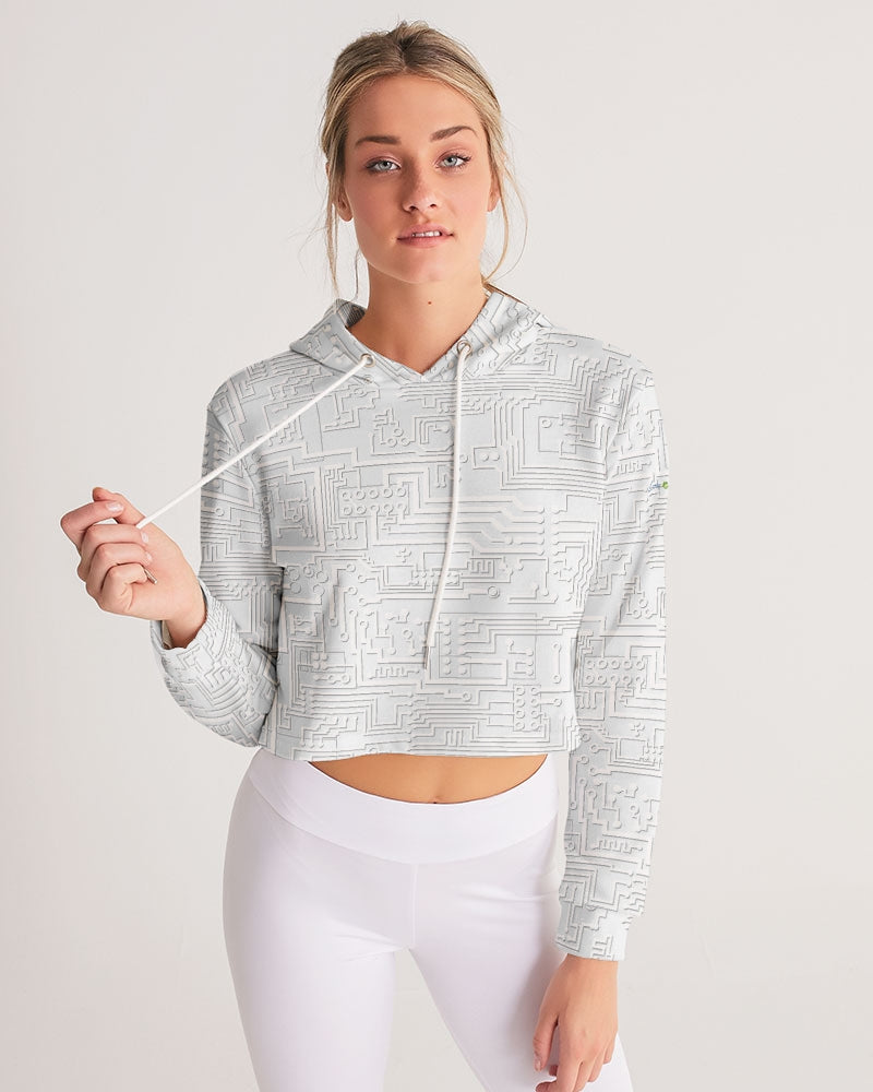 Pure Circuit Women's Cropped Hoodie