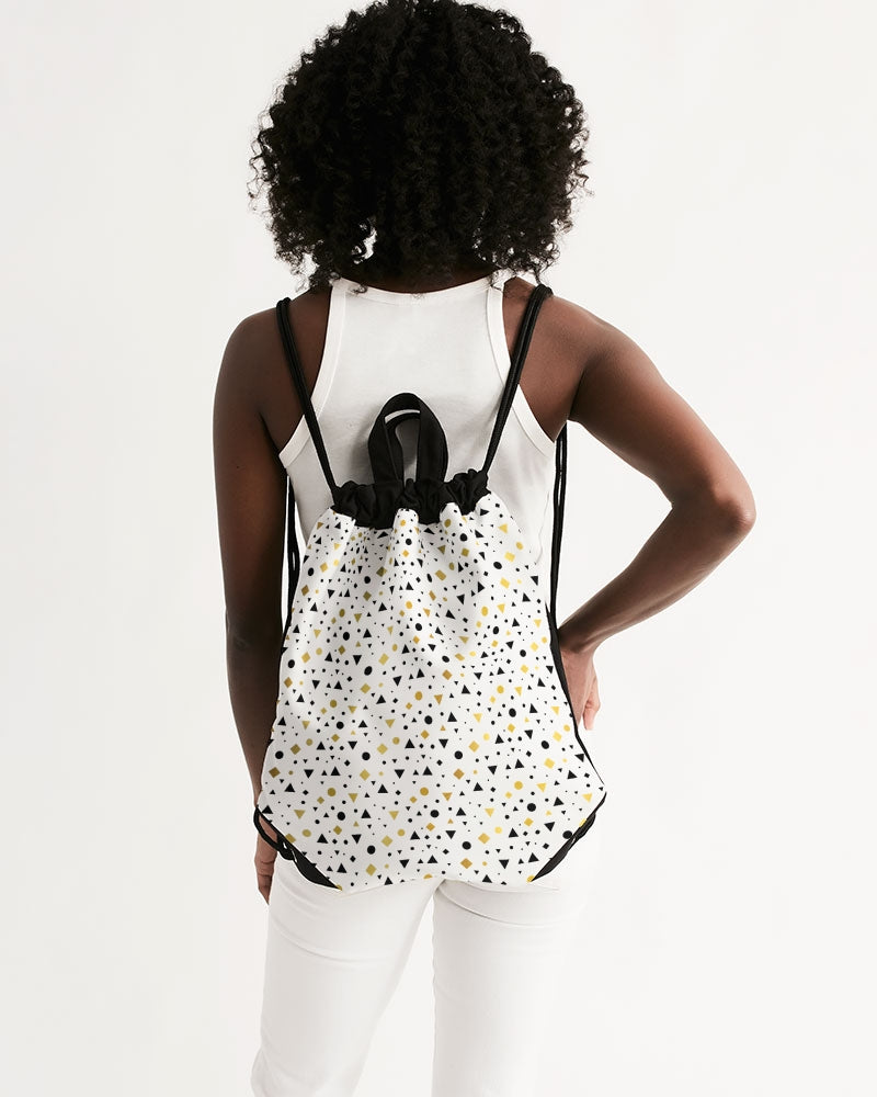 New Dots Canvas Drawstring Bag