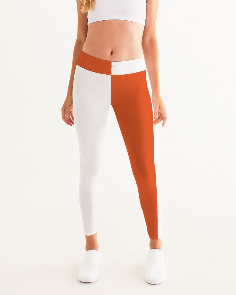 Blocks Saucy Red Women's Yoga Pants
