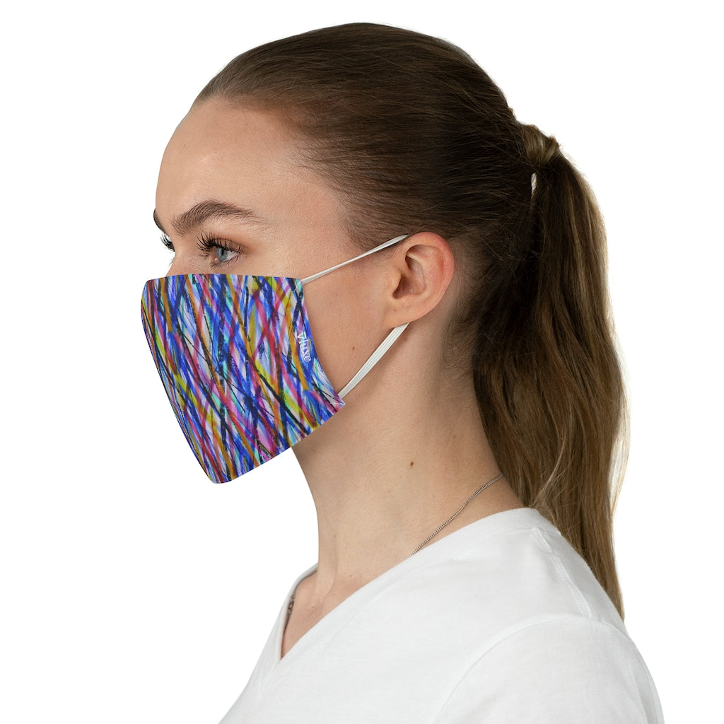 Strings Double Layer Fabric Face Mask