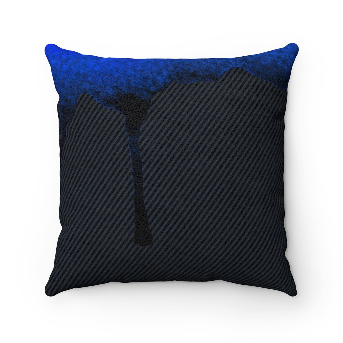 Dripped Night Sky Faux Suede Square Pillow from Vluxe by Lucky Nahum