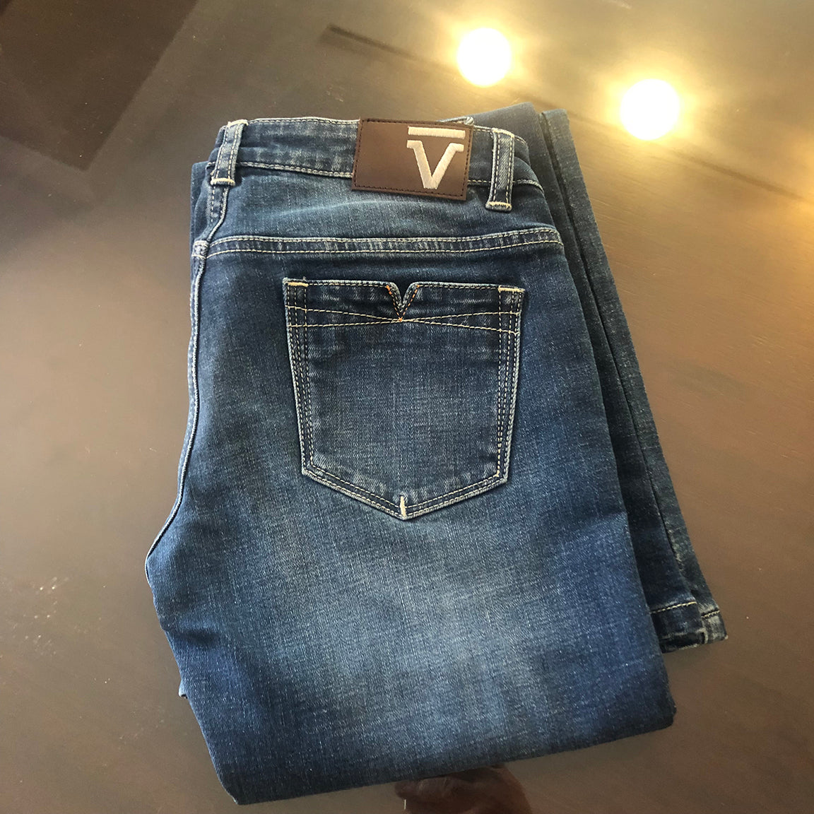 Customized Jeans, one example of many shown here, options are many to individualize them to YOU!!!