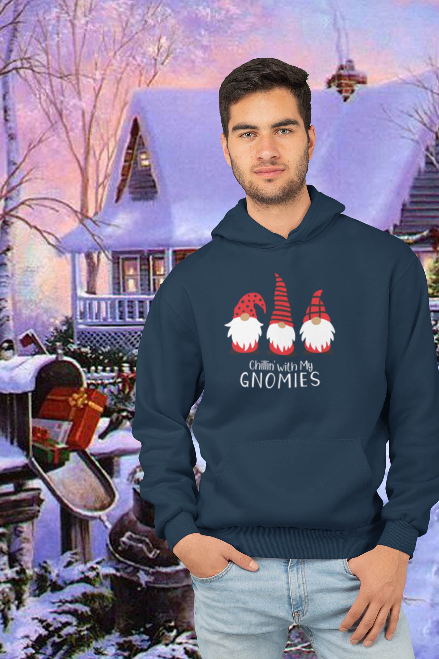 Gnomies Unisex Hoodie from Vluxe by Lucky Nahum