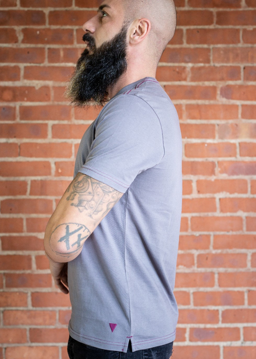 Vluxe Base Tee Crew VLK500 Steel