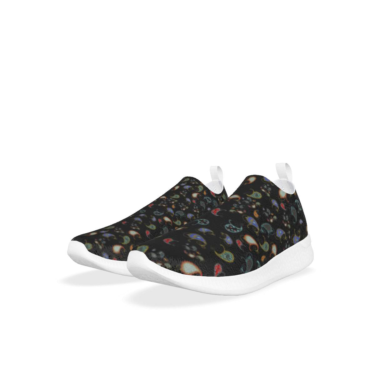 Pasley Park Two All-Over Print Man's Flying Woven Running Shoes
