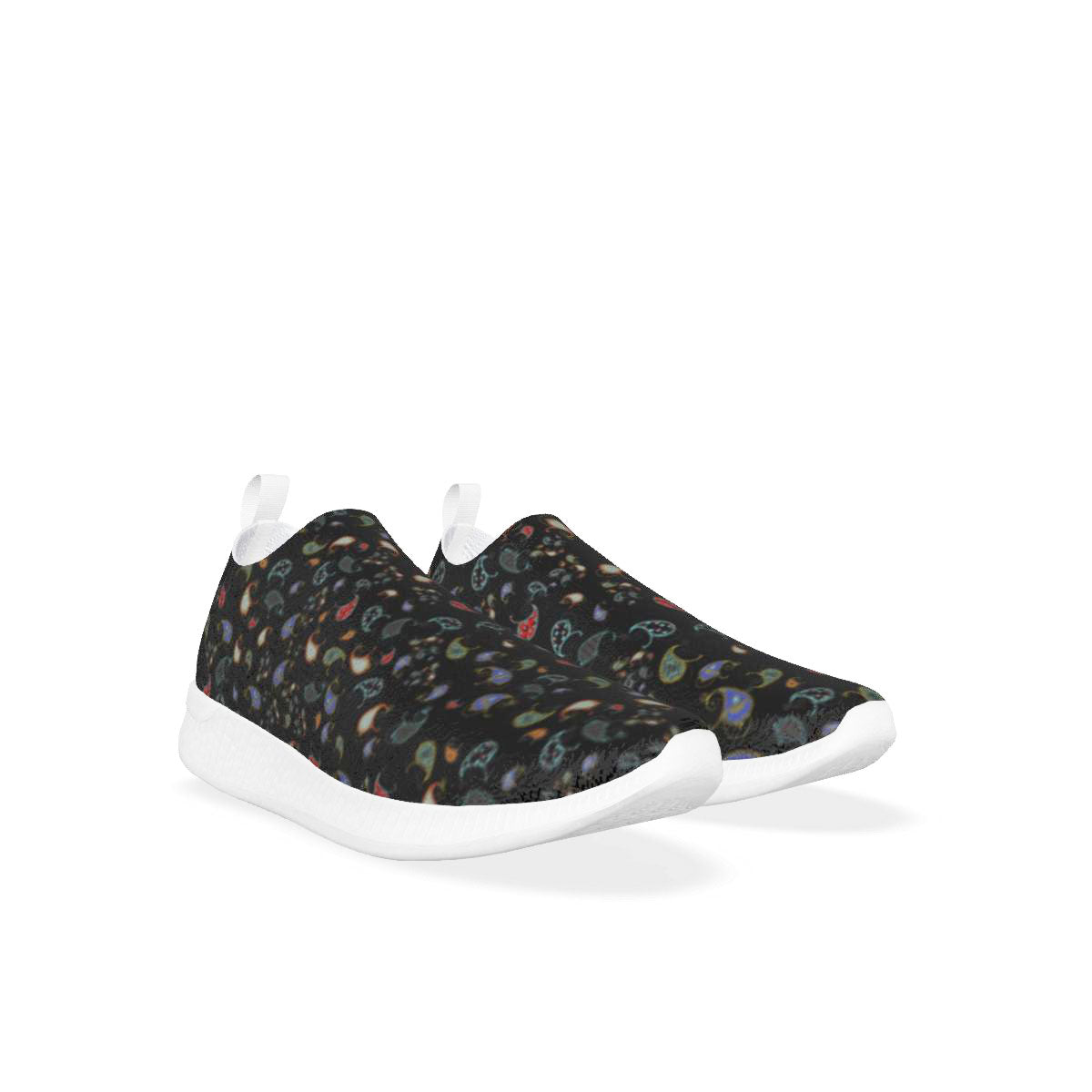 Pasley Park Two All-Over Print Man's Flying Woven Running Shoes