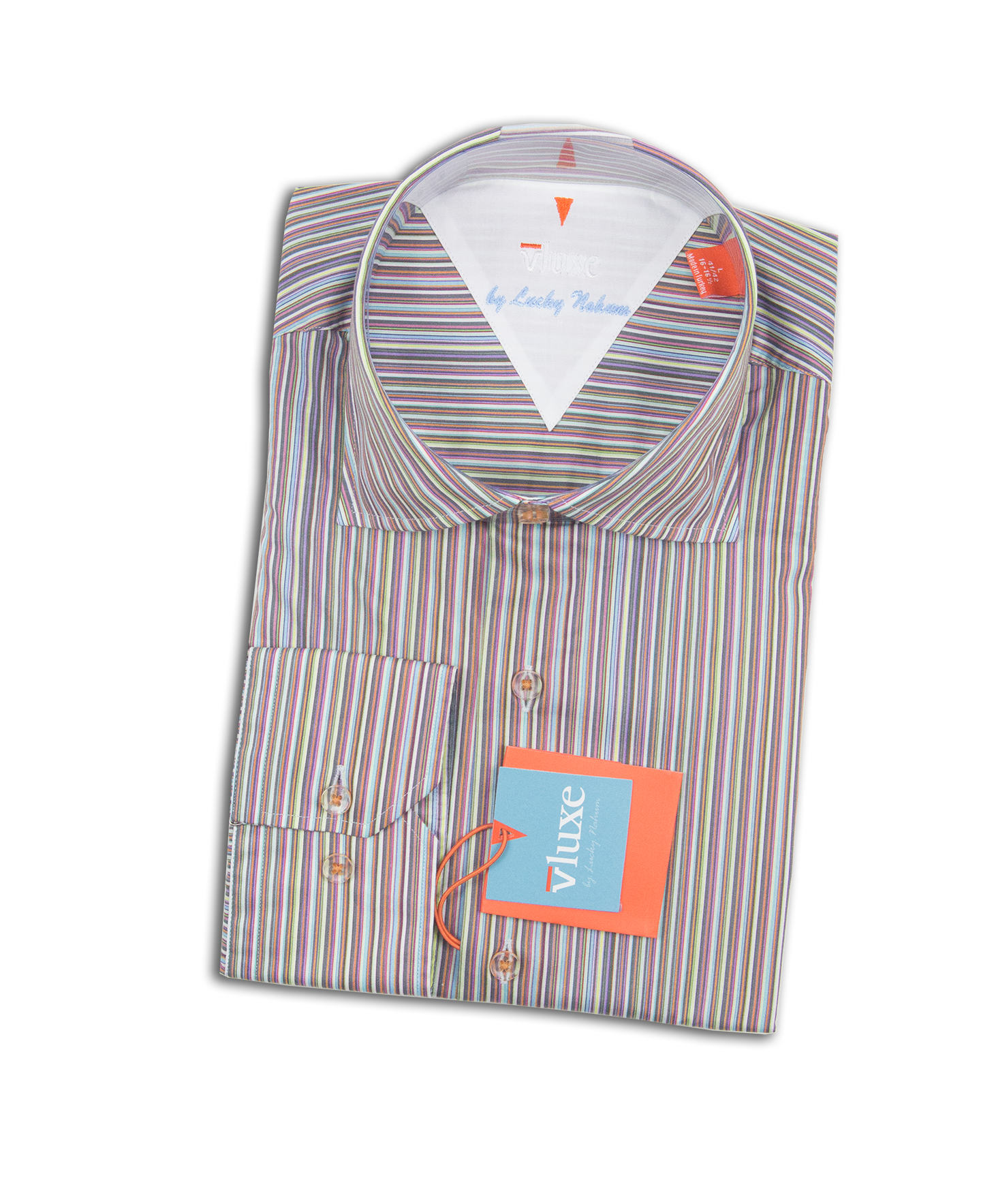 Exclusive Multi Stripe Button Up Shirt