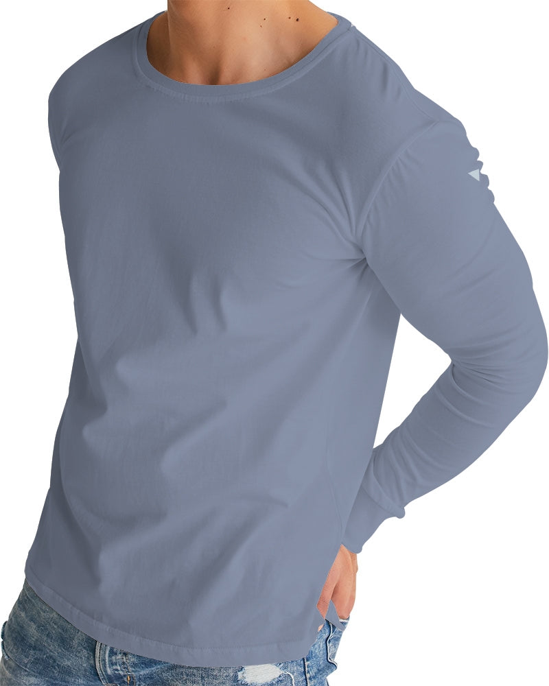 Solid State Of Mind Slate Men's Long Sleeve Tee