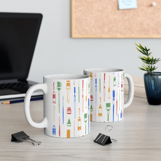 Paint Brush Mug 11oz