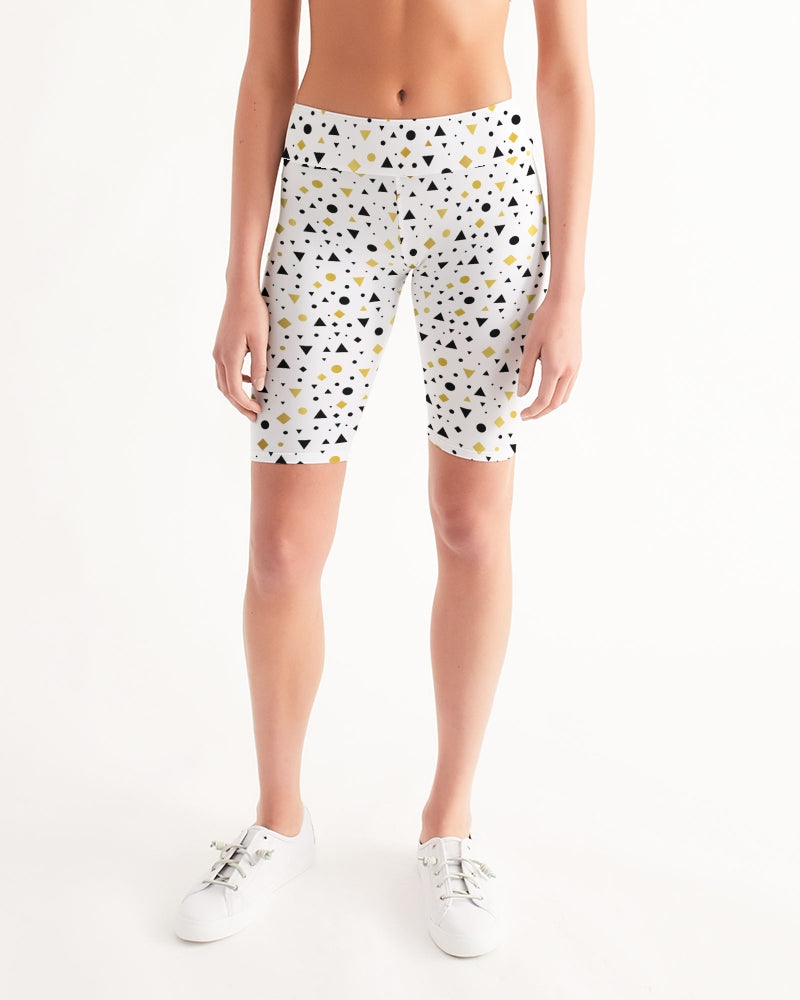 New Dots Women's Mid-Rise Bike Shorts