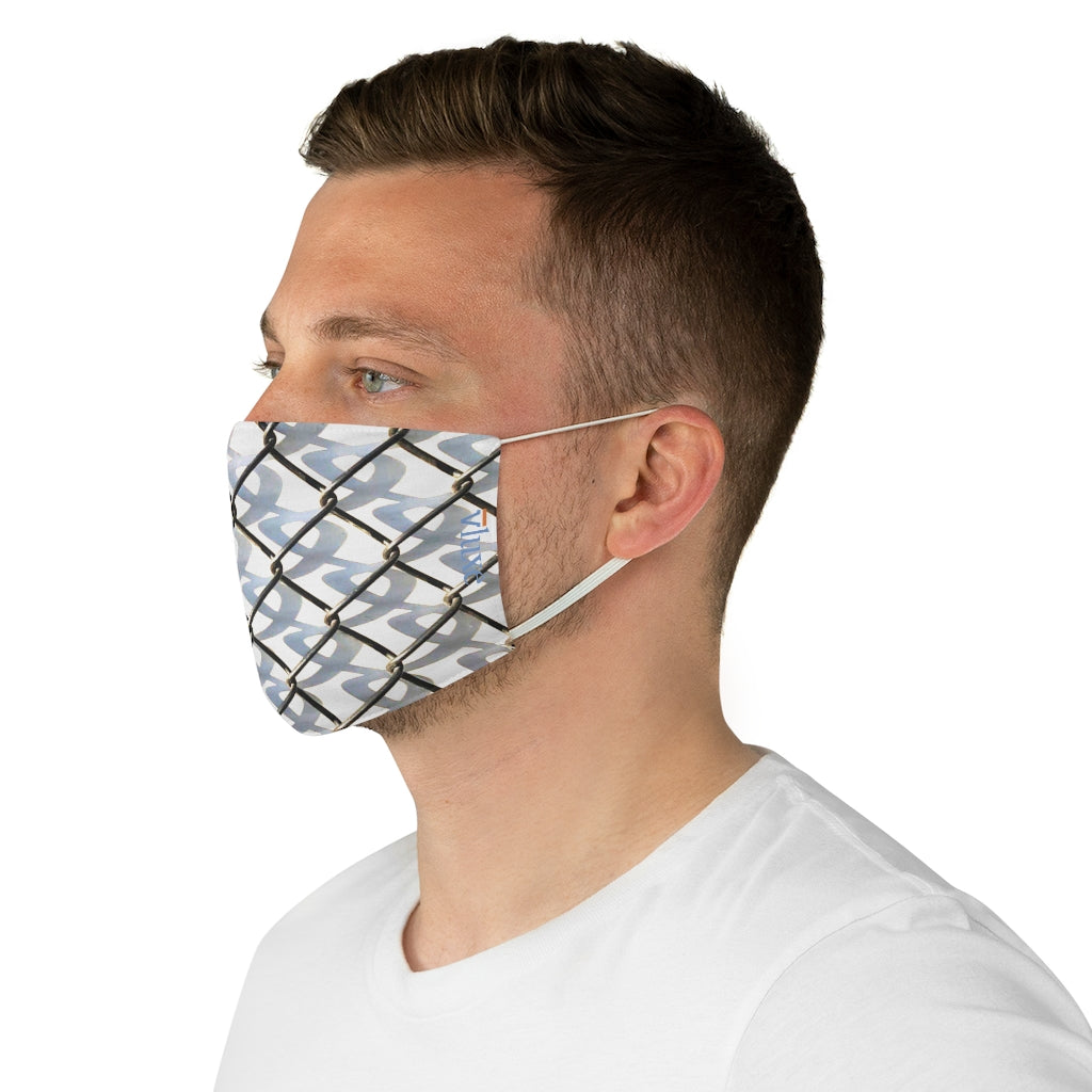 Fenced Double Layer Fabric Face Mask