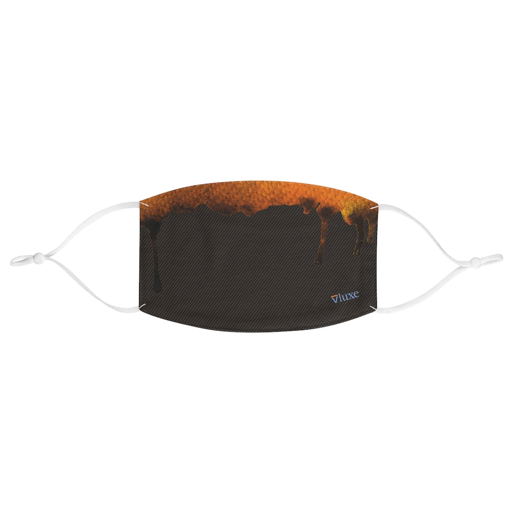 Dripped Coffee Double Layer Fabric Face Mask from Vluxe by Lucky Nahum