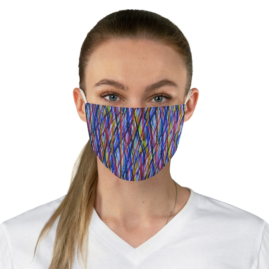 Strings Double Layer Fabric Face Mask