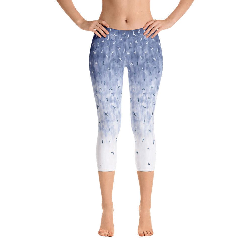 Birds Of A Feather Capri Leggings