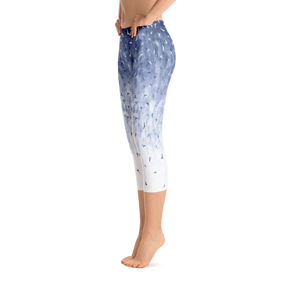 Birds Of A Feather Capri Leggings