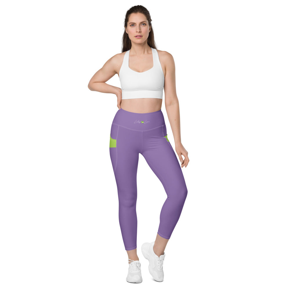 Astral Violet Leggings With Pockets